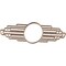 Ekena Millwork Elizabeth Wood Fretwork Pierced Ceiling Medallion, Red Oak, 22"W x 11"H x 6"IW x 10 3/8"IH x 1/4"T CMWP22X11X0250EBRO - alternate 4
